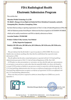 FDA Certificate