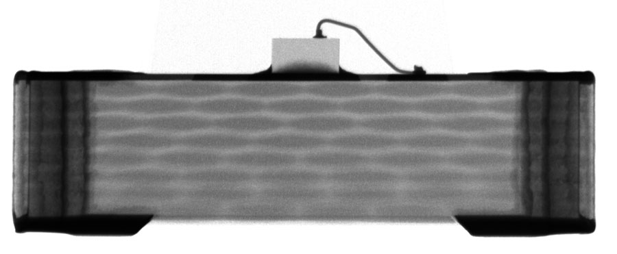 X-Ray detection applied to improve the quality control of LED light strips